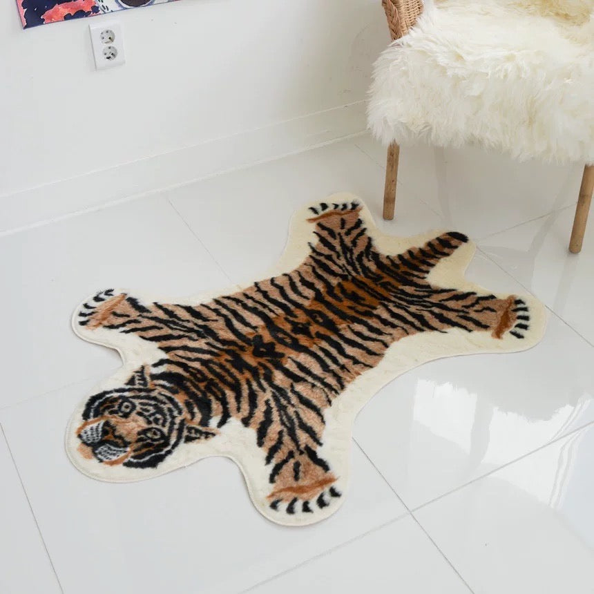 Novelty Tufted Carpet-Tiger