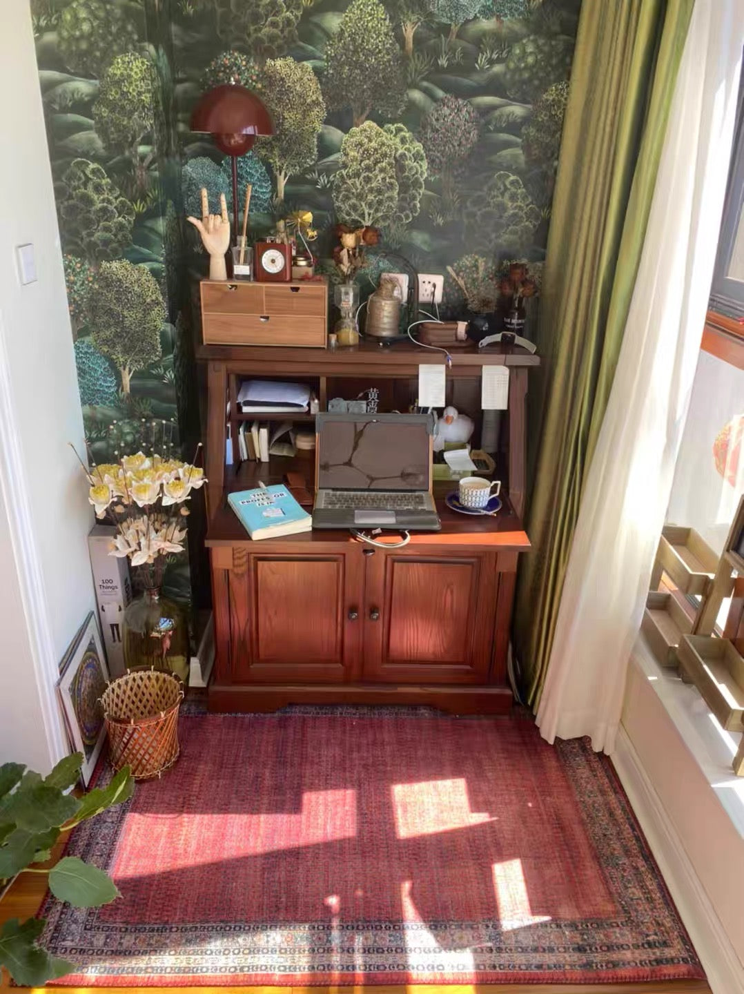 High pile Persian-Faded Rose